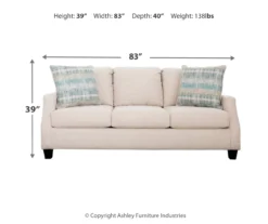 Cullendale Sandstone Cream Sofa -Home Furniture Store 810669843 A0 3