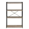 Corday Gray Wood 4-Shelf Open Bookcase 2 Corday Gray Wood 4-Shelf Open Bookcase -Home Furniture Store 810680821 A0