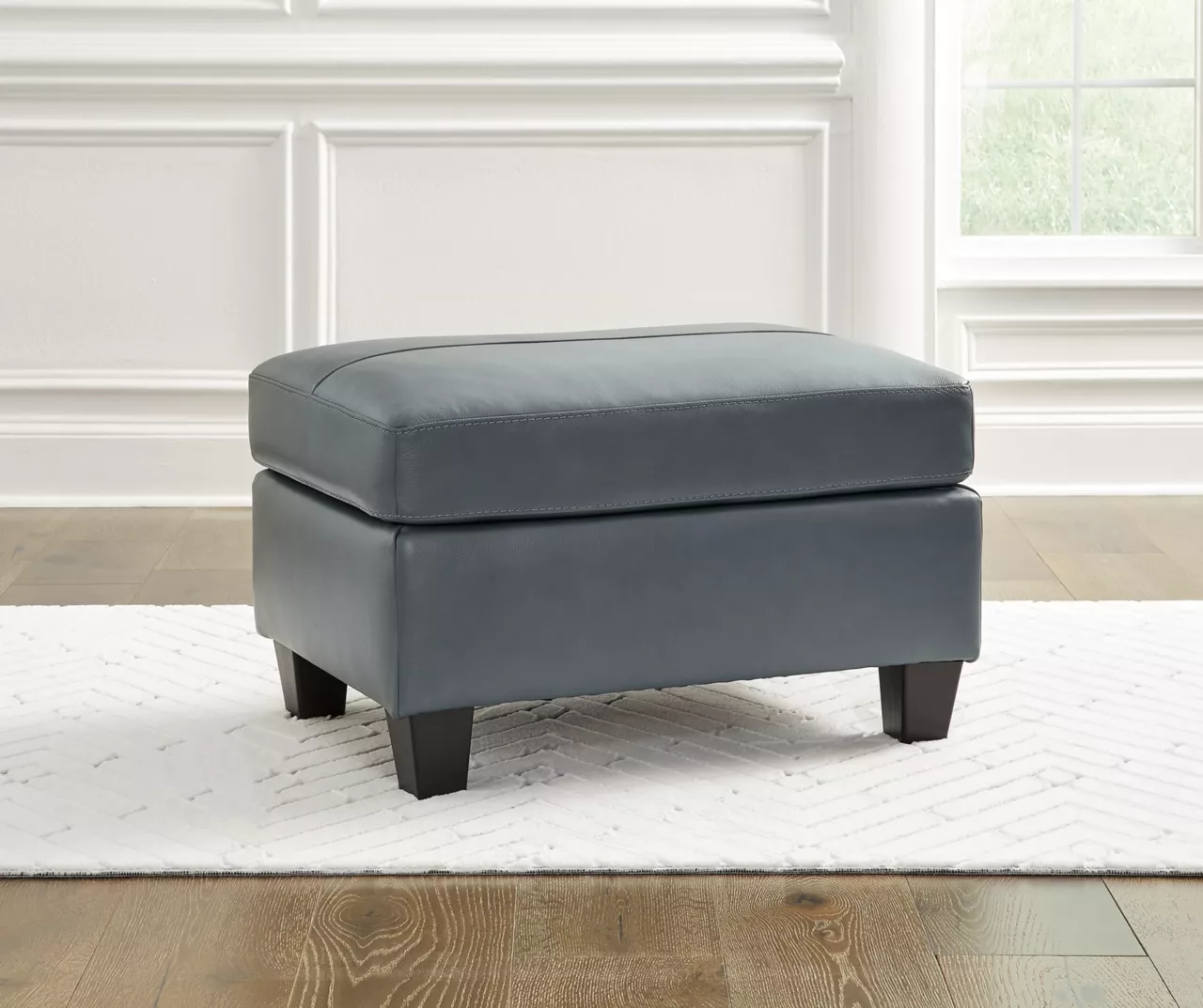 Signature Design By Ashley Genoa Leather Ottoman Signature Design By Ashley Genoa Leather Ottoman -Home Furniture Store 810697957 A0 2
