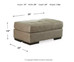 Signature Design By Ashley Maderla Faux Leather Ottoman 4 Signature Design By Ashley Maderla Faux Leather Ottoman -Home Furniture Store 810697972 A8 1