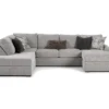 Broyhill Parkdale Silver Sectional -Home Furniture Store combo400002