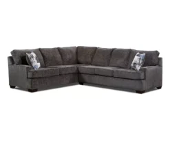Real Living Dillon Charcoal Sectional Sofa