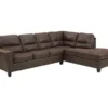 Signature Design By Ashley Navi Chestnut Faux Leather Sectional With Right-Facing Chaise 1 Signature Design By Ashley Navi Chestnut Faux Leather Sectional With Right-Facing Chaise -Home Furniture Store combo760015