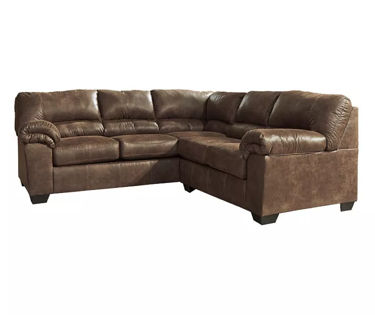 Signature Design By Ashley Bladen Coffee 2-Piece Faux Leather Sectional with Right-Facing Loveseat Signature Design By Ashley Bladen Coffee 2-Piece Faux Leather Sectional With Right-Facing Loveseat -Home Furniture Store combo760019