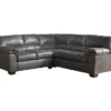 Signature Design By Ashley Bladen Slate 2-Piece Faux Leather Sectional With Left-Facing Loveseat -Home Furniture Store combo760022