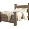 Signature Design By Ashley Trinell Queen Poster Bed -Home Furniture Store combo780017