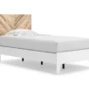 Signature Design By Ashley Piperton White Twin Panel Platform Bed -Home Furniture Store combo790003