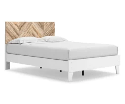 Signature Design By Ashley Piperton White Full Panel Platform Bed