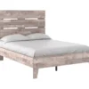 Signature Design By Ashley Neilsville Whitewash Full Panel Platform Bed -Home Furniture Store combo790019