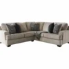 Signature Design By Ashley Bovarian Stone 2-Piece Sectional With Left-Facing Loveseat