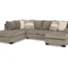 Signature Design By Ashley Creswell Gray Sectional With Left-Facing Chaise -Home Furniture Store combo860032