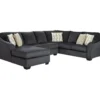 Signature Design By Ashley Eltmann Slate 3-Piece Sectional With Left-Facing Chaise -Home Furniture Store combo860039