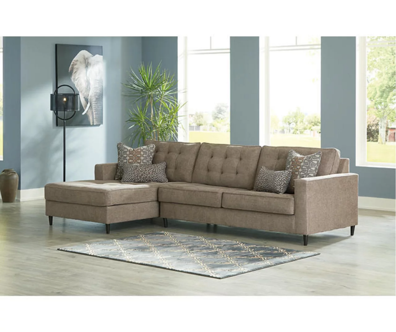 Signature Design By Ashley Flintshire Sectional with Left-Arm-Facing Chaise Signature Design By Ashley Flintshire Sectional With Left-Arm-Facing Chaise -Home Furniture Store combo860047 1