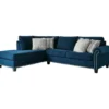 Signature Design By Ashley Trendle Blue Sectional With Left-Facing Chaise -Home Furniture Store combo860084