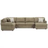 Signature Design By Ashley Hoylake Chocolate 3-Piece Sectional With Right-Facing Chaise 1 Signature Design By Ashley Hoylake Chocolate 3-Piece Sectional With Right-Facing Chaise -Home Furniture Store combo870002