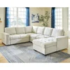 Signature Design By Ashley Millcoe Linen 3-Piece Sectional With Pop-Up Bed -Home Furniture Store combo870027