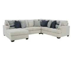 Signature Design By Ashley Lowder Stone 4-Piece Sectional With Left-Facing Chaise