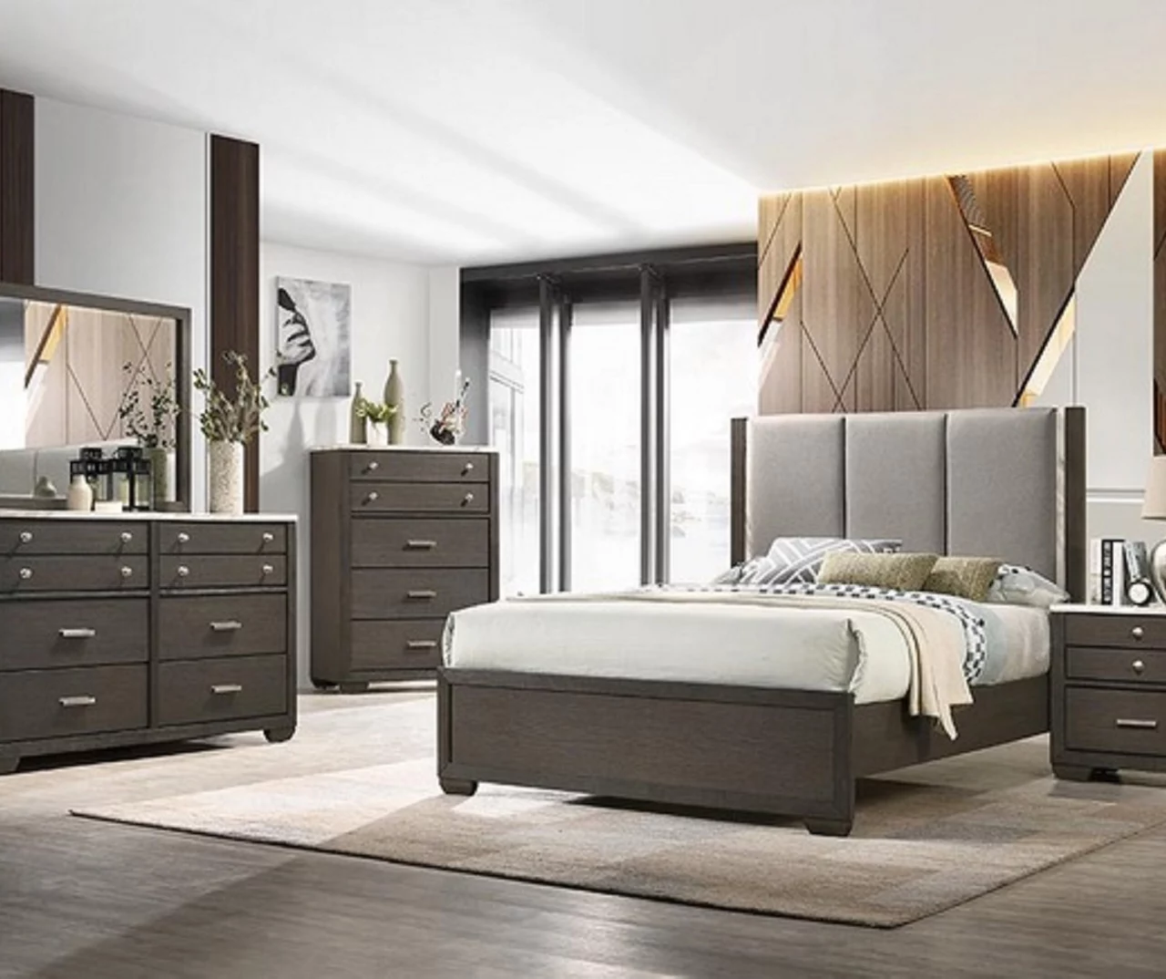 Southall King Upholstered Bed Southall King Upholstered Bed -Home Furniture Store combo910003 1