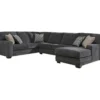 Signature Design By Ashley Tracling Gray 3-Piece Sectional -Home Furniture Store combo910005