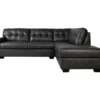 Signature Design By Ashley Battstone Steel Faux Leather Sectional -Home Furniture Store combo920007