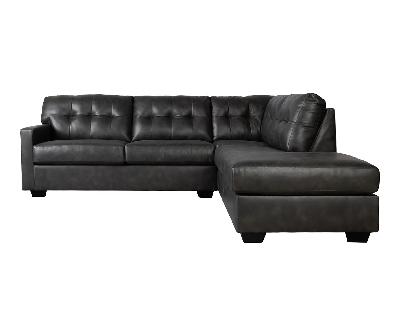 Signature Design By Ashley Battstone Steel Faux Leather Sectional Signature Design By Ashley Battstone Steel Faux Leather Sectional -Home Furniture Store combo920007