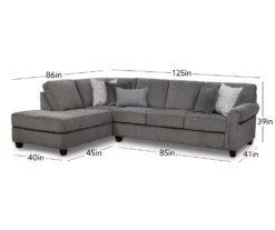 Broyhill Tripoli Slate Sectional -Home Furniture Store combo920021 5