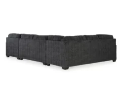 Broyhill Hollyview Shadow 3-Piece Sectional -Home Furniture Store combo980195 3