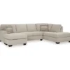 Broyhill Glynn-Cove Linen Sectional -Home Furniture Store combo980198